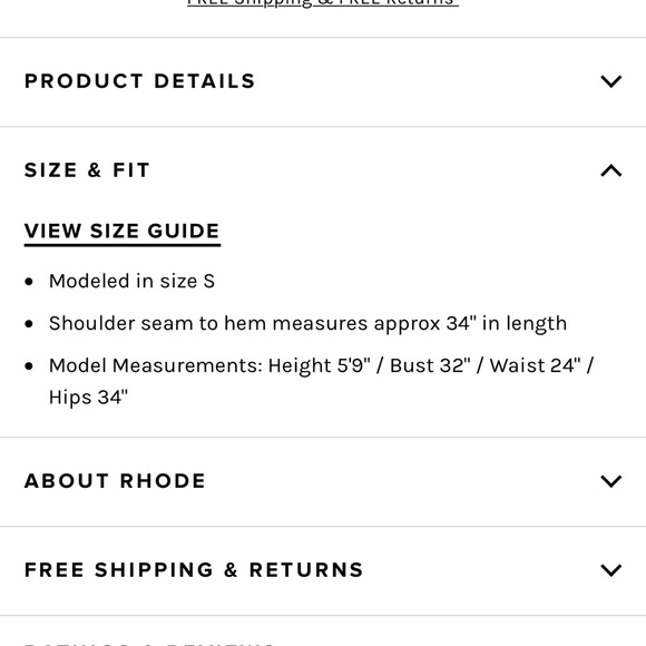 Rhode Ella dress XS - Picture 3 of 8